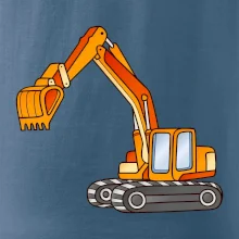 Bager bez nápisu oranžový