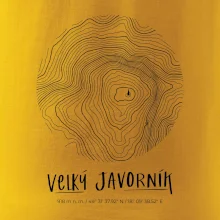 Velký Javorník (Beskydy) - vrstevnice v kruhu