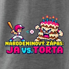 Narodeninový zápas ja proti torte