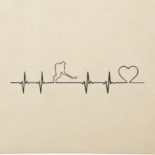 Hokejový hráč EKG