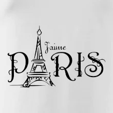 Paris nápis Eiffelovka rovný Paris nápis Eiffelovka rovný