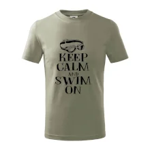 Keep calm and swim on