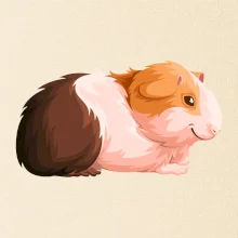 Morča - kreslené z boku