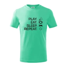 Play Eat Sleep Repeat badminton