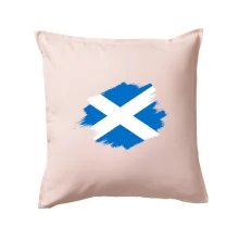 Škótska vlajka kreslená štetcom