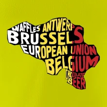 Mapy - názvy miest - Belgicko