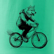 Vlk na bicykli