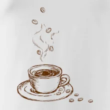 Hrnček plný čerstvej kávy