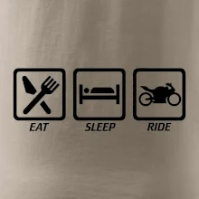 Eat sleep ride - cesta Eat sleep ride - cesta