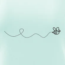 Dráha letu včely - vlnovka Dráha letu včely - vlnovka