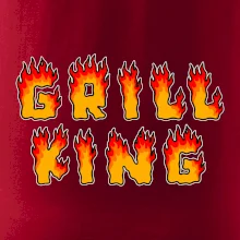 Grill King ohnivý nápis