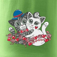 Mačky v objatí (Pecka design)