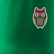 Folklór na prsníku sova