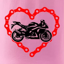 Moto srdce reťaz - cestná