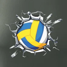 Volejbal lopta v triku