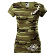 Running nápis šikmo