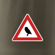 Dopravná značka - Pozor sova