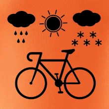 Cyklista za každého počasia