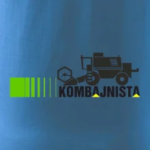 Kombajnista zelená a žltá