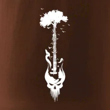 Gitara strom a lebka