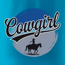 Cowgirl modrý pruh