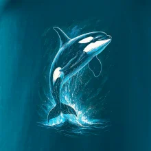 Obrázok Kosatka v skoku