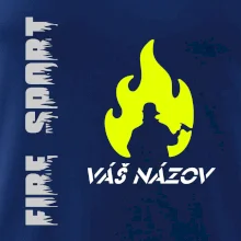 Hasiči - oheň - Váš názov - Prsník + chrbát