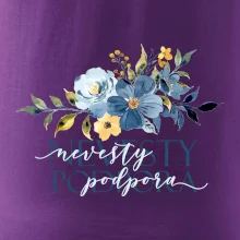 Nevesty podpora kvety modré