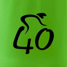 Cyklista oslavuje štyridsiatku (40)