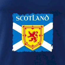 Škótska vlajka s erbom leva