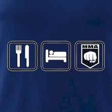 Eat sleep MMA v řádku