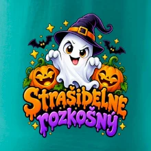 Strašidelne rozkošný duch s tekvicami