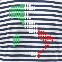 Taliansko obrys vlajka Taliansko obrys vlajka