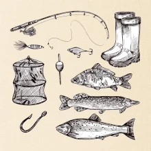 Rybársky set