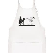 Disc golf - žena čierny obrázok