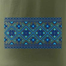 Ukrajinský vzor - modrý Ukrajinský vzor - modrý