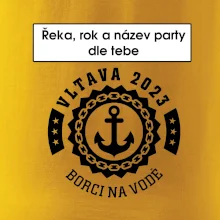 K vode - kotva (vlastný nápis)