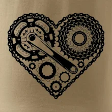 Srdce plné cyklo dielov