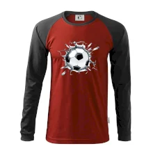 Futbalová lopta v triku Futbalová lopta v triku