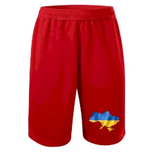 Ukrajina vlajka mapa Ukrajina vlajka mapa