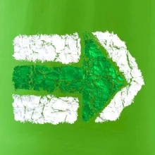 Párová turistická značka zelená