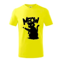 Meow mačka so zbraňou