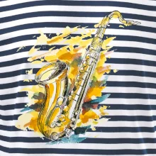 Saxofón maľovaný