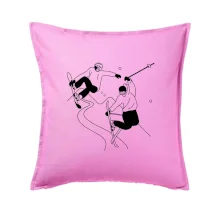 Lyžovanie - kreslené obrázok