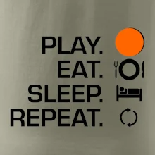 Hokejbal - Play eat sleep repeat