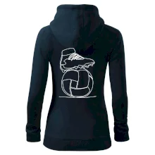 Futbalová lopta kopačka jedným ťahom