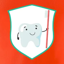 Zúbok na prsníku - zubná kefka