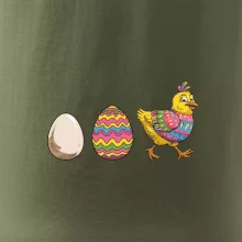 Evolúcia vajíčka - veľká noc - sliepka