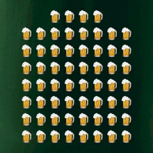 Narodeniny - 60x pivo