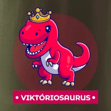 Dinosaurie mená - červený dinosaurus